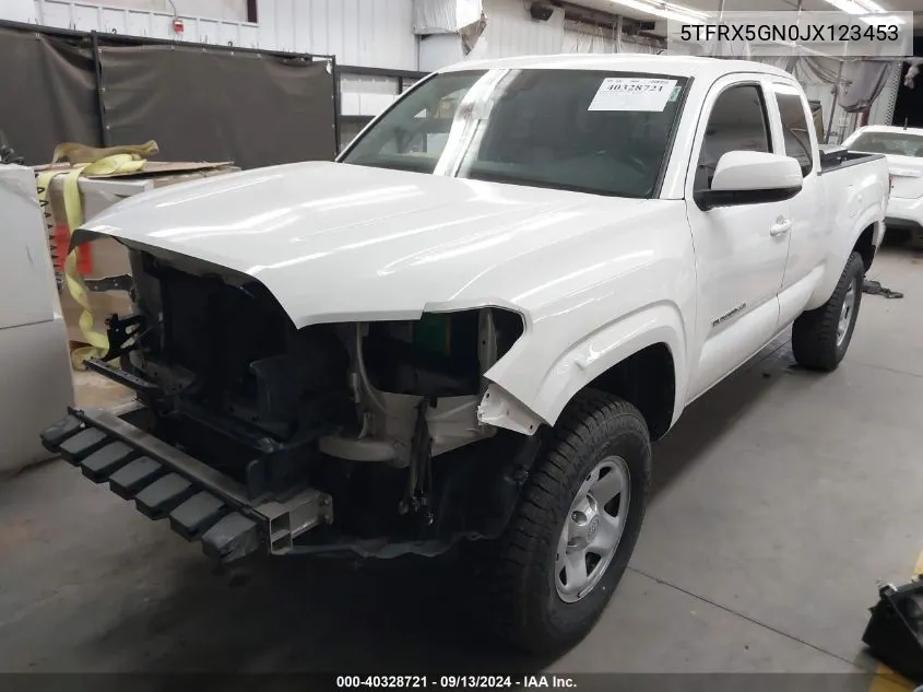 5TFRX5GN0JX123453 2018 Toyota Tacoma Sr5