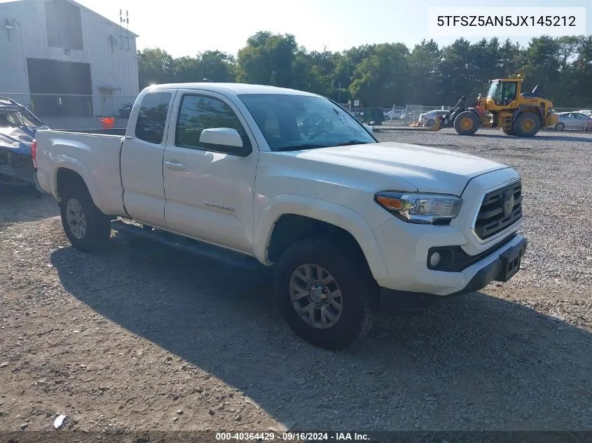 2018 Toyota Tacoma Sr5 V6 VIN: 5TFSZ5AN5JX145212 Lot: 40364429