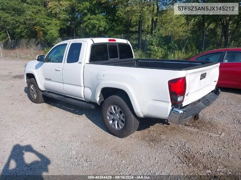 2018 Toyota Tacoma Sr5 V6 VIN: 5TFSZ5AN5JX145212 Lot: 40364429