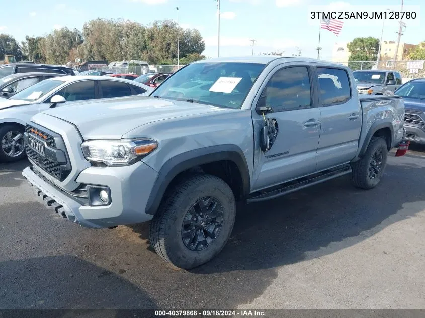 2018 Toyota Tacoma Dbl Cab/Sr/Trdspt/Or/Pro VIN: 3TMCZ5AN9JM128780 Lot: 40379868