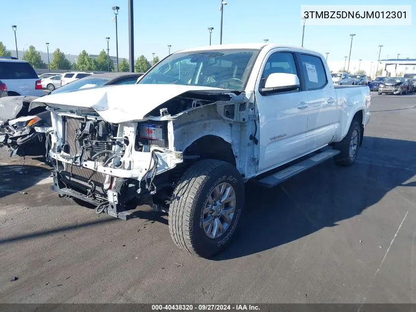 2018 Toyota Tacoma Sr5 VIN: 3TMBZ5DN6JM012301 Lot: 40438320