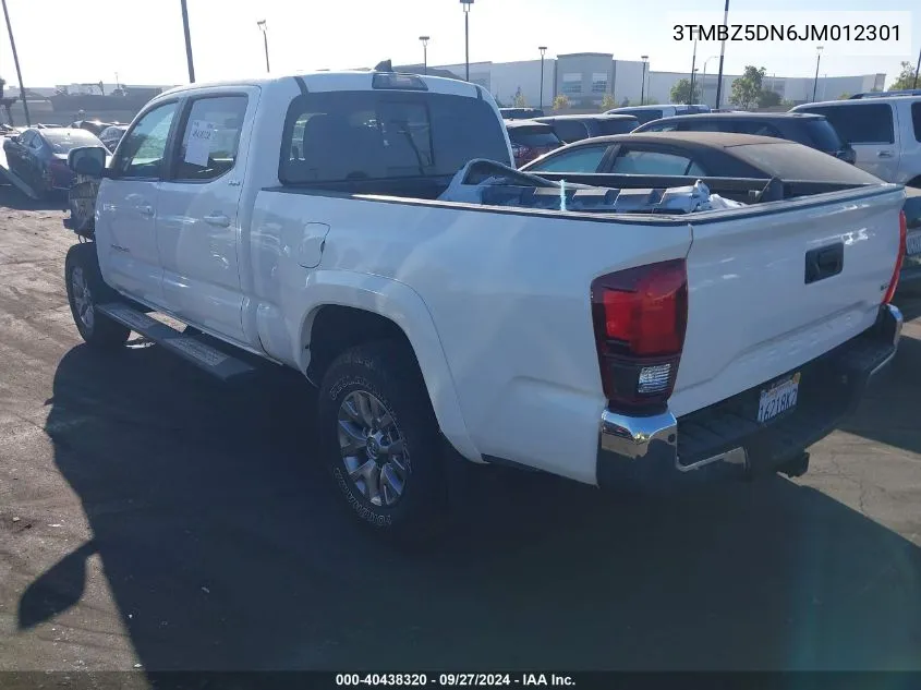 2018 Toyota Tacoma Sr5 VIN: 3TMBZ5DN6JM012301 Lot: 40438320