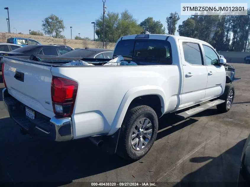 2018 Toyota Tacoma Sr5 VIN: 3TMBZ5DN6JM012301 Lot: 40438320