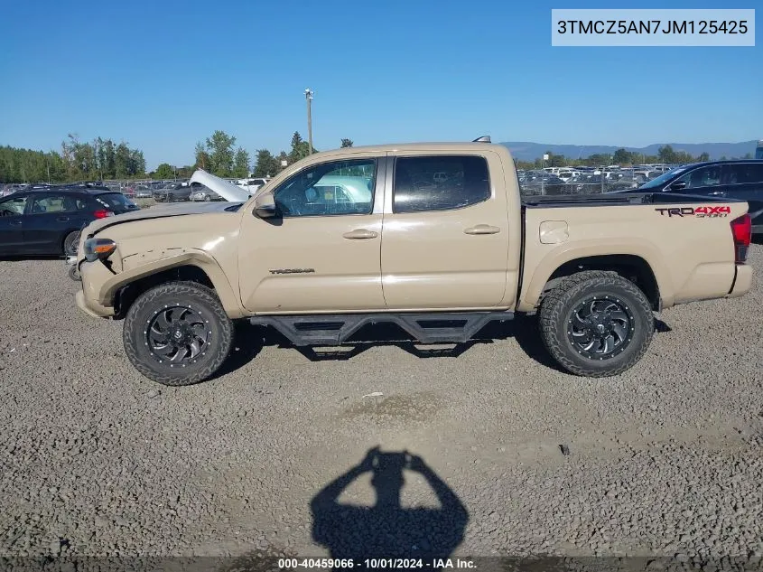 2018 Toyota Tacoma Trd Sport VIN: 3TMCZ5AN7JM125425 Lot: 40459066