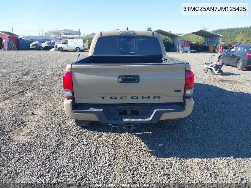 2018 Toyota Tacoma Trd Sport VIN: 3TMCZ5AN7JM125425 Lot: 40459066