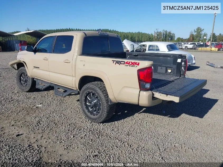 2018 Toyota Tacoma Trd Sport VIN: 3TMCZ5AN7JM125425 Lot: 40459066