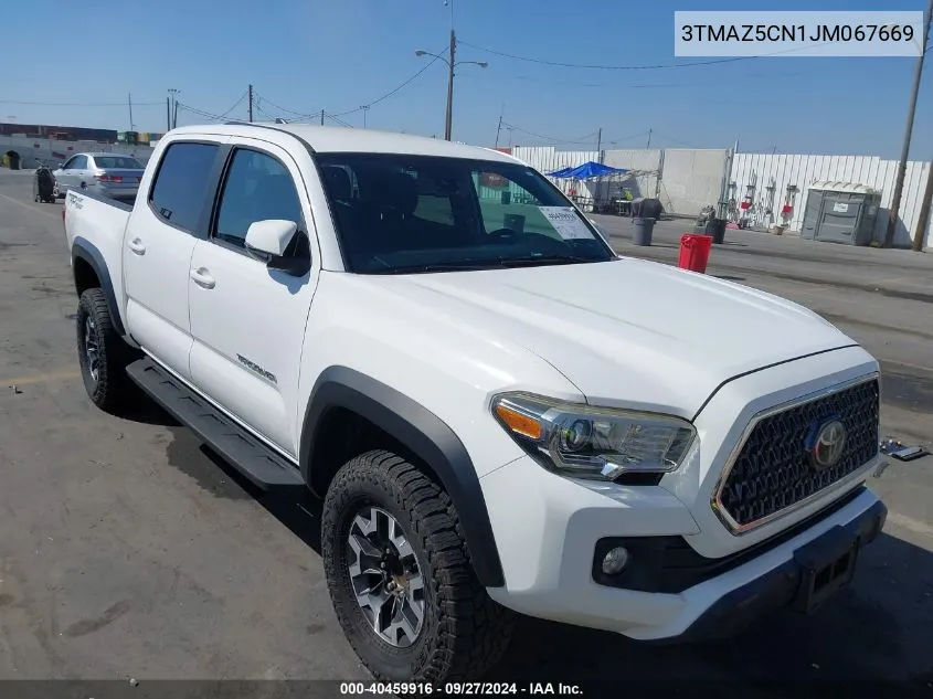 2018 Toyota Tacoma Trd Off Road VIN: 3TMAZ5CN1JM067669 Lot: 40459916