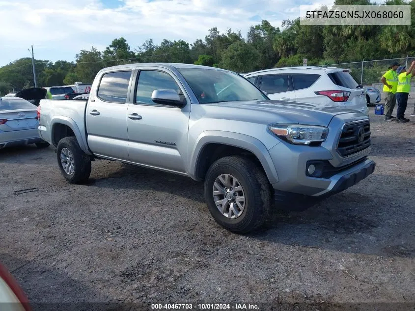 2018 Toyota Tacoma Dbl Cab/Sr5/Trd Sport/Or VIN: 5TFAZ5CN5JX068060 Lot: 40467703