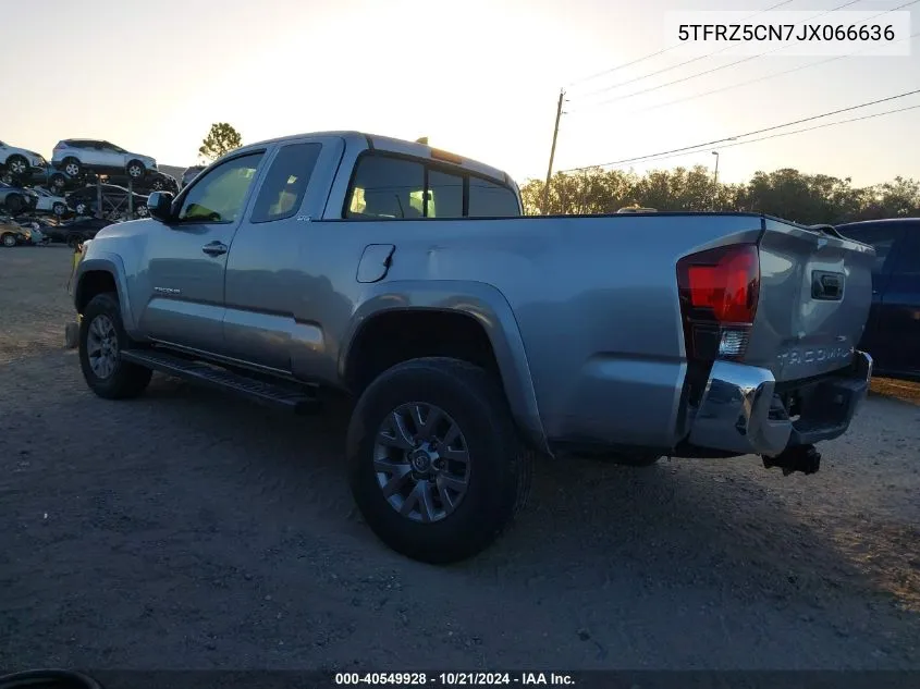 2018 Toyota Tacoma Access Cab/Sr/Sr5 VIN: 5TFRZ5CN7JX066636 Lot: 40549928