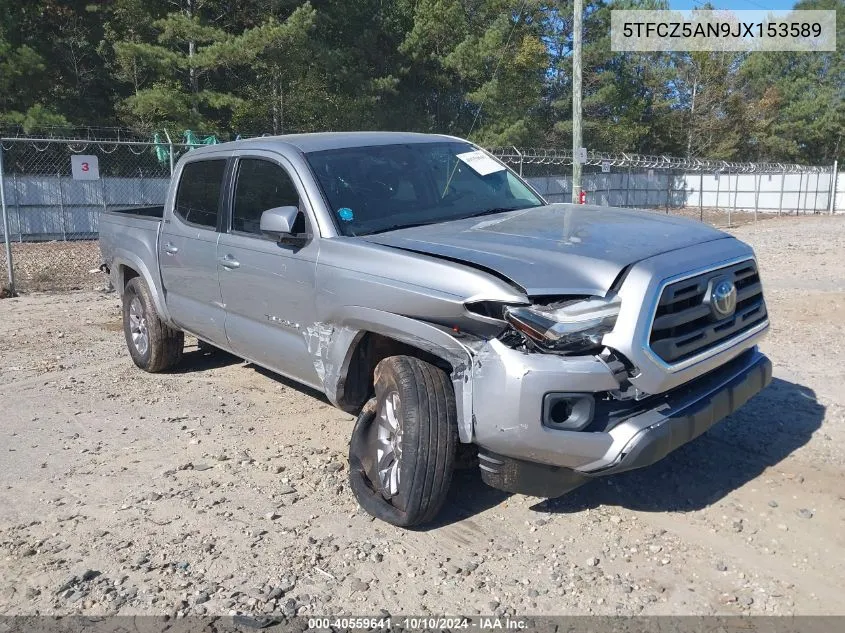 2018 Toyota Tacoma Sr5 V6 VIN: 5TFCZ5AN9JX153589 Lot: 40559641