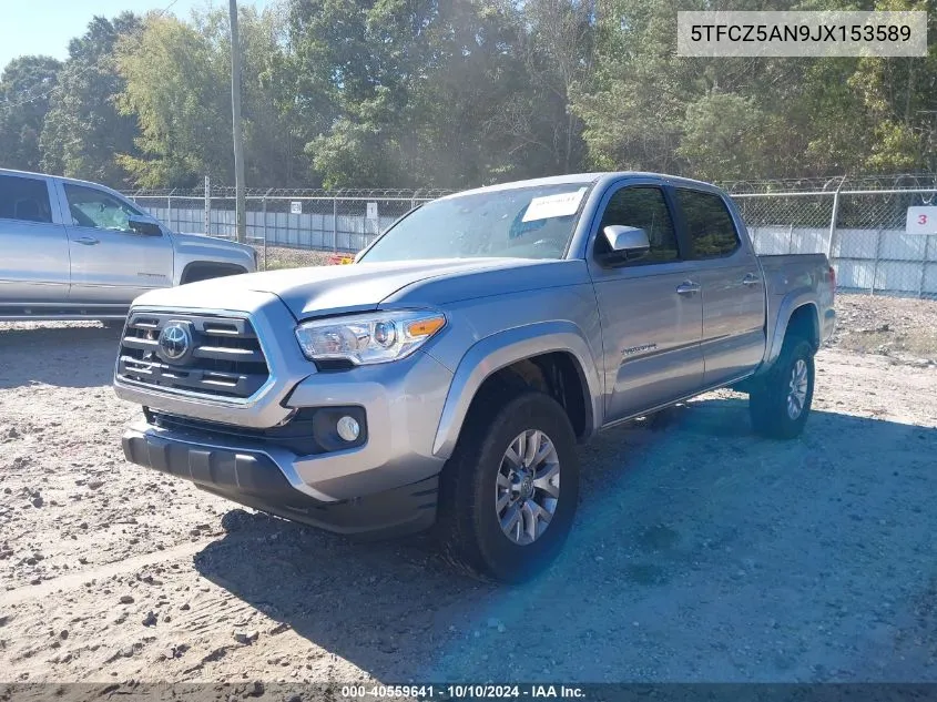 2018 Toyota Tacoma Sr5 V6 VIN: 5TFCZ5AN9JX153589 Lot: 40559641