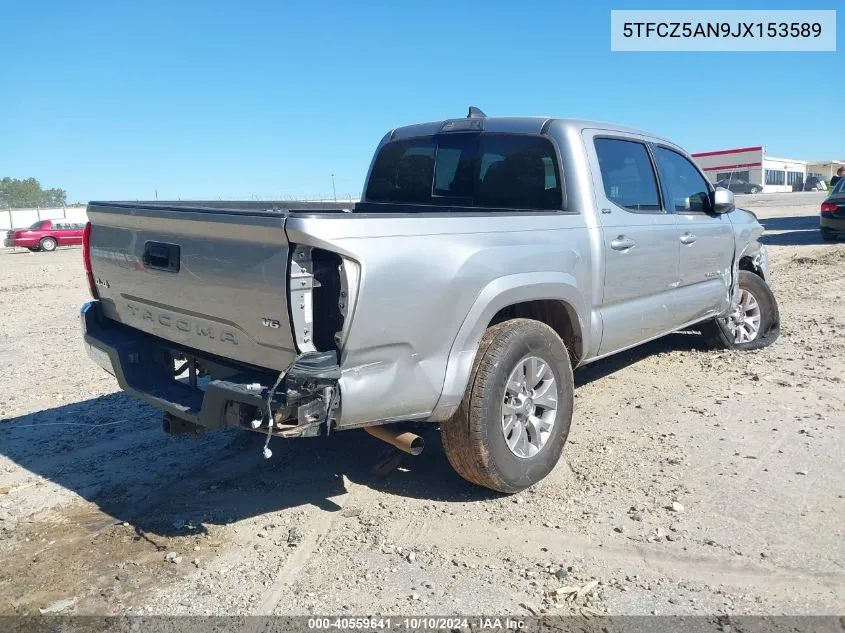 2018 Toyota Tacoma Sr5 V6 VIN: 5TFCZ5AN9JX153589 Lot: 40559641