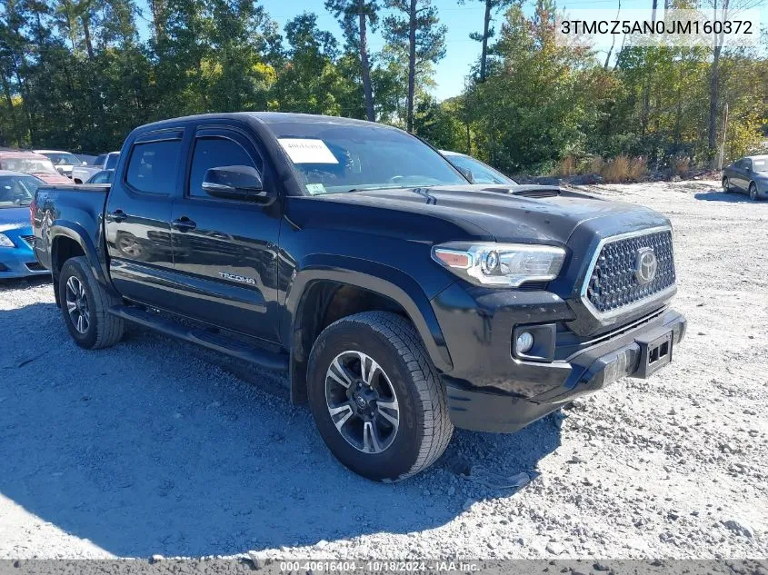 2018 Toyota Tacoma Trd Sport VIN: 3TMCZ5AN0JM160372 Lot: 40616404