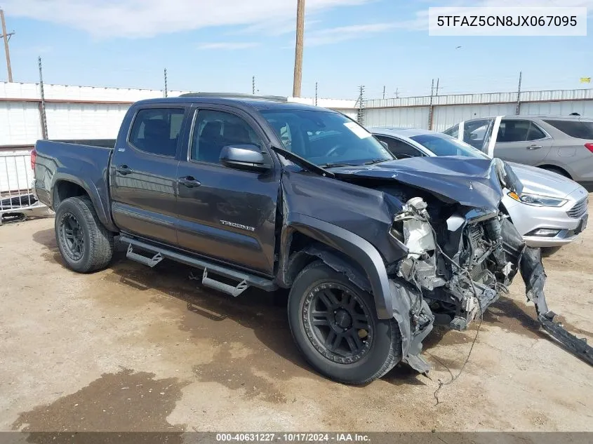 2018 Toyota Tacoma Sr5 V6 VIN: 5TFAZ5CN8JX067095 Lot: 40631227