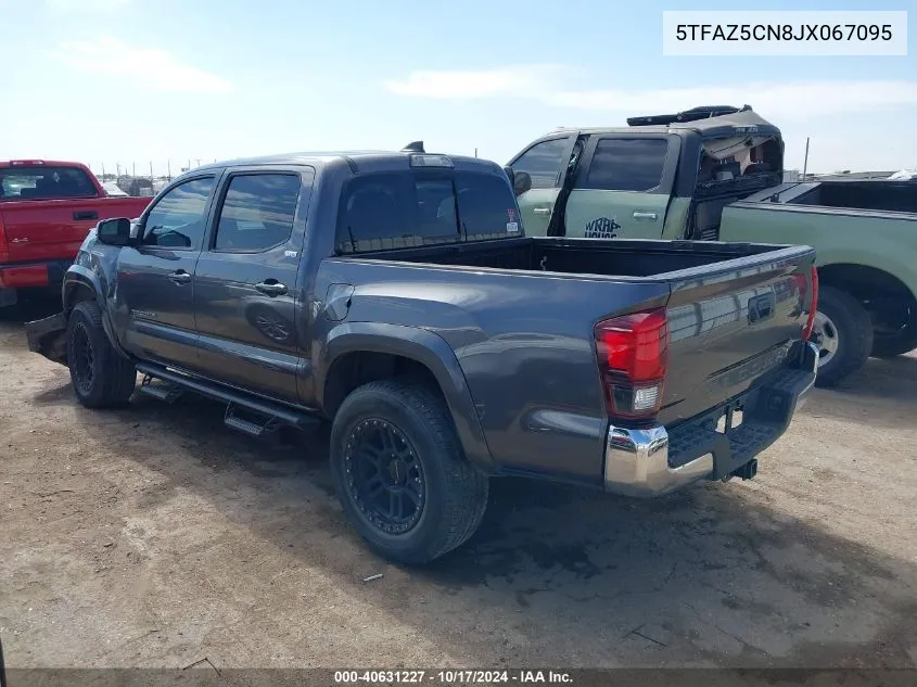 2018 Toyota Tacoma Sr5 V6 VIN: 5TFAZ5CN8JX067095 Lot: 40631227