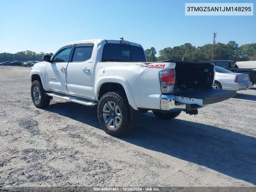 2018 Toyota Tacoma Limited VIN: 3TMGZ5AN1JM148295 Lot: 40641463