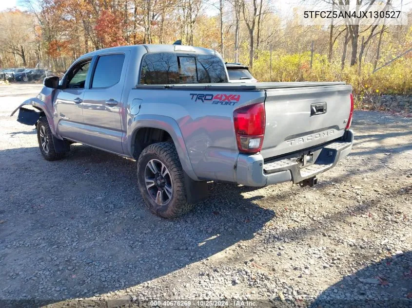 2018 Toyota Tacoma Trd Sport VIN: 5TFCZ5AN4JX130527 Lot: 40676269