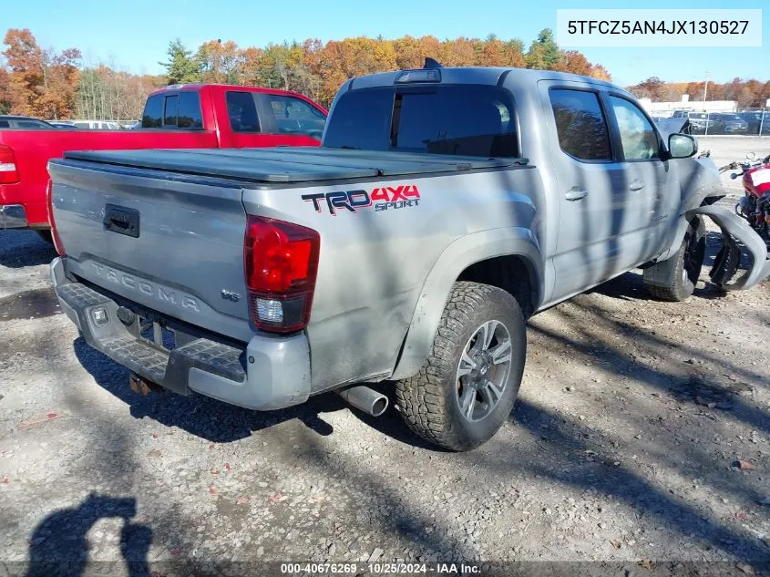 2018 Toyota Tacoma Trd Sport VIN: 5TFCZ5AN4JX130527 Lot: 40676269