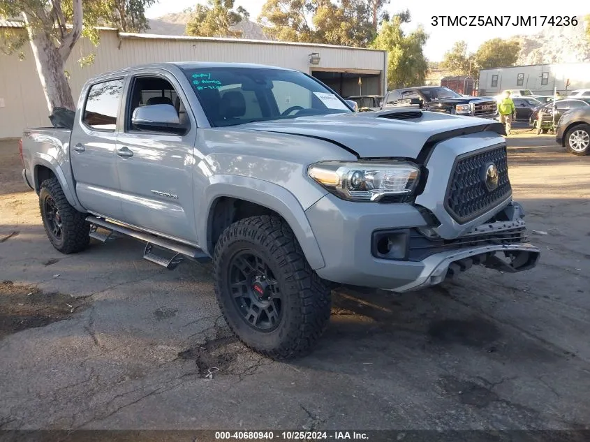 2018 Toyota Tacoma Trd Sport VIN: 3TMCZ5AN7JM174236 Lot: 40680940