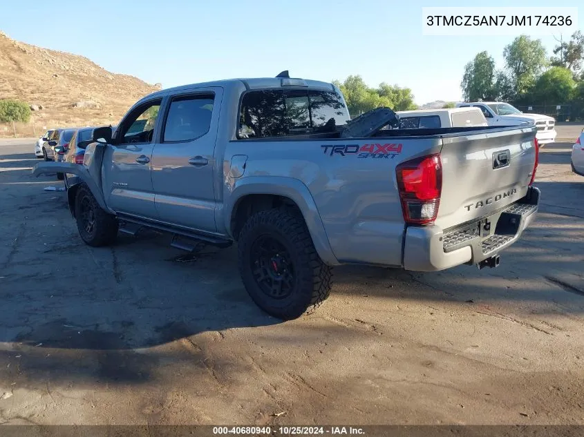 2018 Toyota Tacoma Trd Sport VIN: 3TMCZ5AN7JM174236 Lot: 40680940