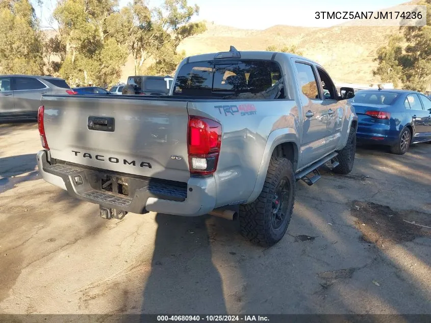 2018 Toyota Tacoma Trd Sport VIN: 3TMCZ5AN7JM174236 Lot: 40680940