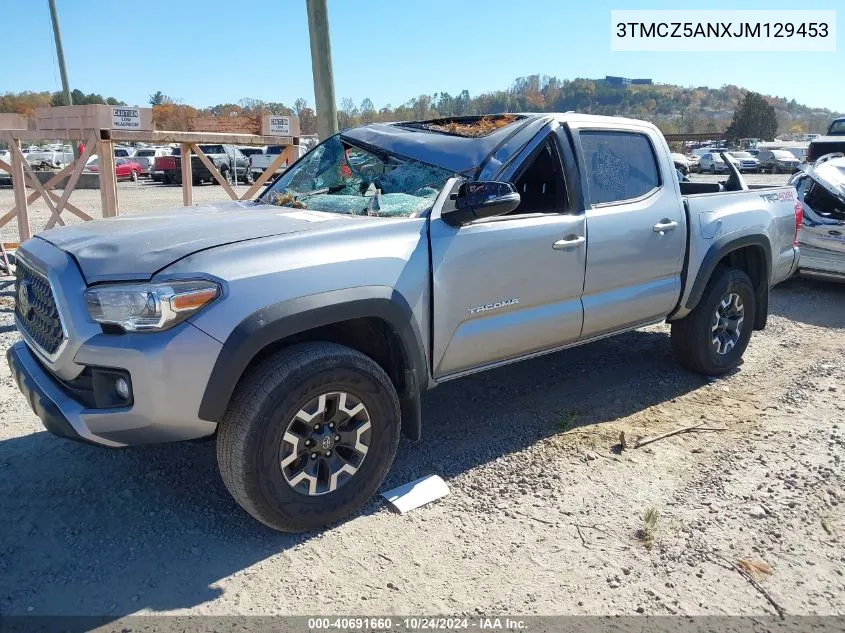 2018 Toyota Tacoma Trd Off Road VIN: 3TMCZ5ANXJM129453 Lot: 40691660