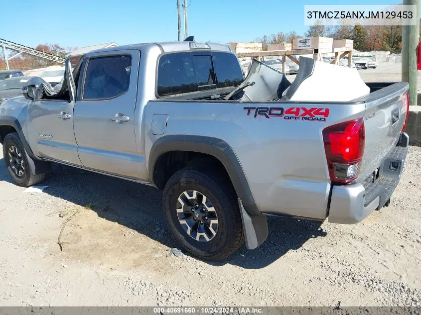 2018 Toyota Tacoma Trd Off Road VIN: 3TMCZ5ANXJM129453 Lot: 40691660