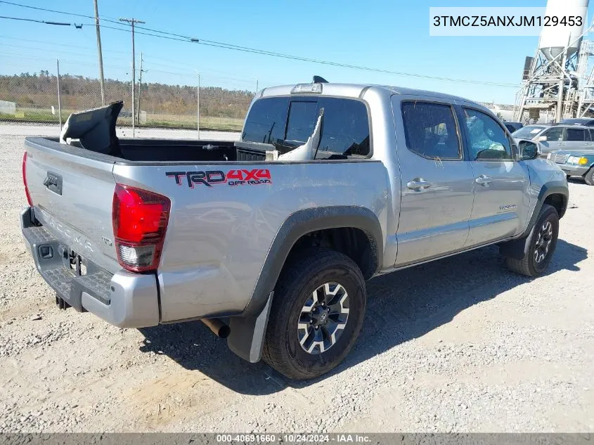 2018 Toyota Tacoma Trd Off Road VIN: 3TMCZ5ANXJM129453 Lot: 40691660