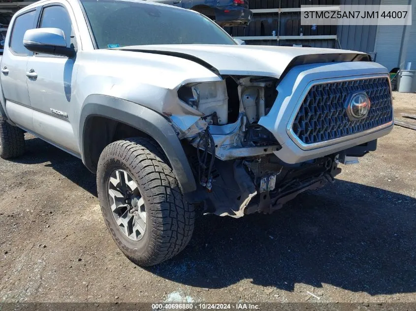 2018 Toyota Tacoma VIN: 3TMCZ5AN7JM144007 Lot: 40696880