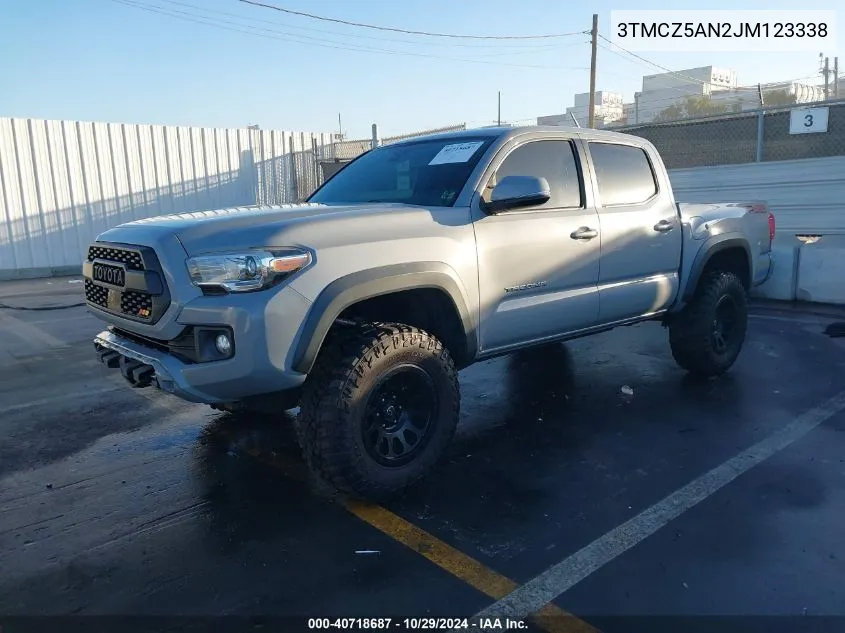 2018 Toyota Tacoma Trd Off Road VIN: 3TMCZ5AN2JM123338 Lot: 40718687