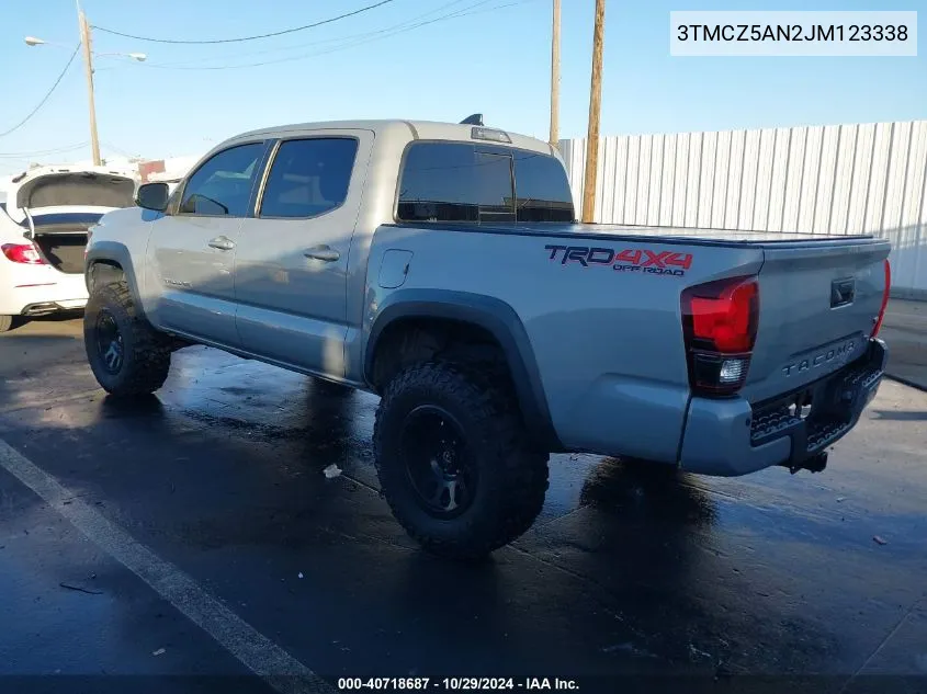 2018 Toyota Tacoma Trd Off Road VIN: 3TMCZ5AN2JM123338 Lot: 40718687