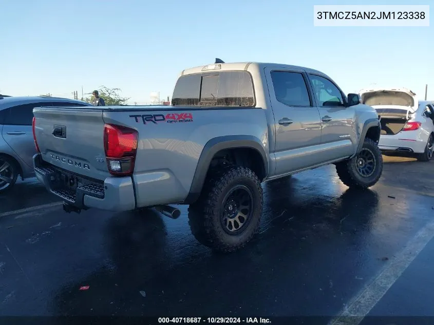 2018 Toyota Tacoma Trd Off Road VIN: 3TMCZ5AN2JM123338 Lot: 40718687