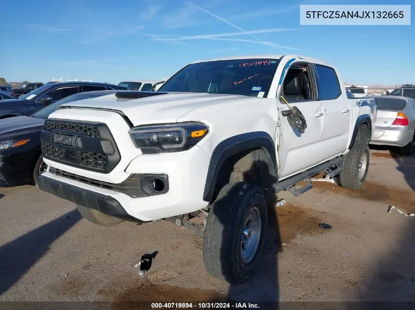 2018 Toyota Tacoma Trd Pro VIN: 5TFCZ5AN4JX132665 Lot: 40719894