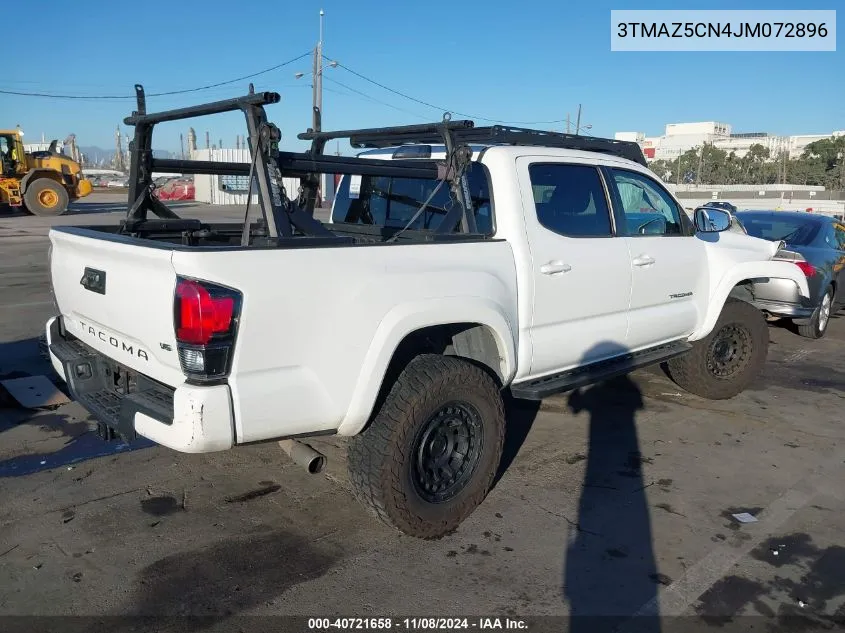 2018 Toyota Tacoma Trd Sport VIN: 3TMAZ5CN4JM072896 Lot: 40721658