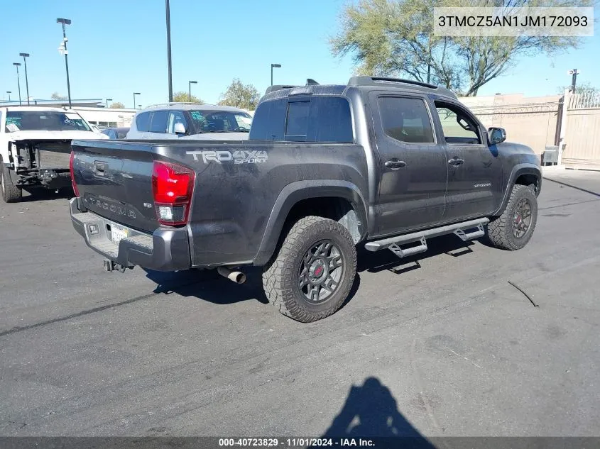 2018 Toyota Tacoma Trd Sport VIN: 3TMCZ5AN1JM172093 Lot: 40723829