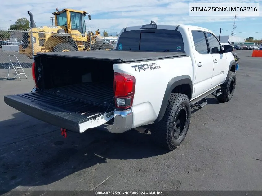 2018 Toyota Tacoma Trd Off Road VIN: 3TMAZ5CNXJM063216 Lot: 40737520