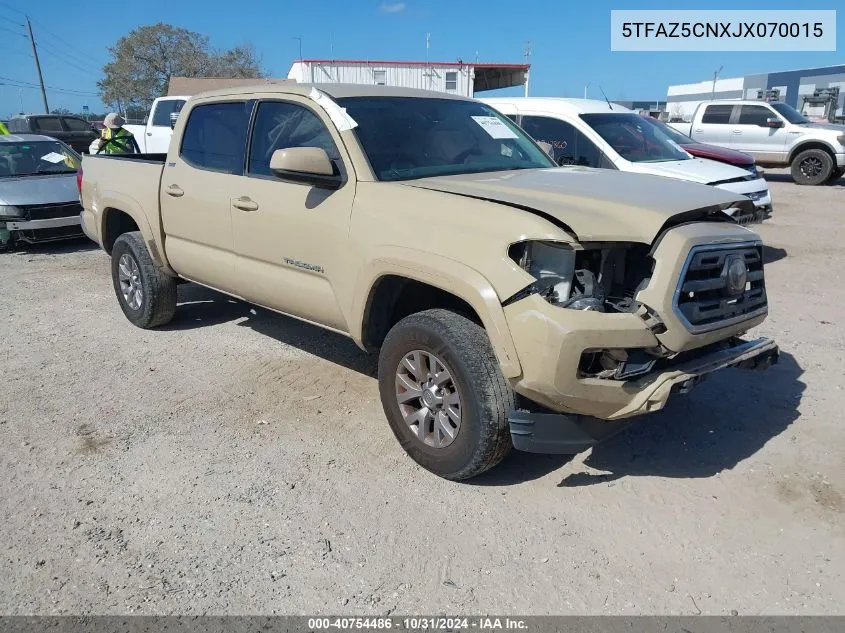 2018 Toyota Tacoma Sr5 V6 VIN: 5TFAZ5CNXJX070015 Lot: 40754486