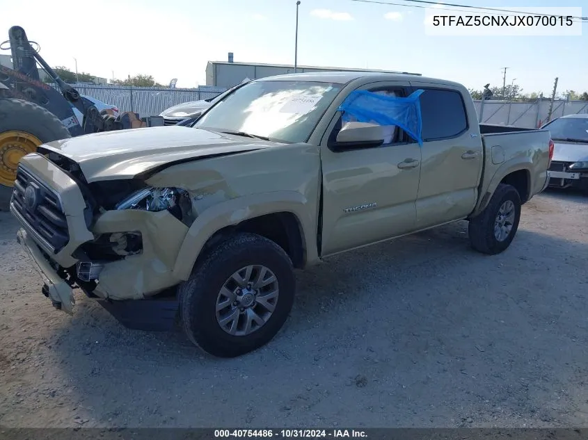 2018 Toyota Tacoma Sr5 V6 VIN: 5TFAZ5CNXJX070015 Lot: 40754486