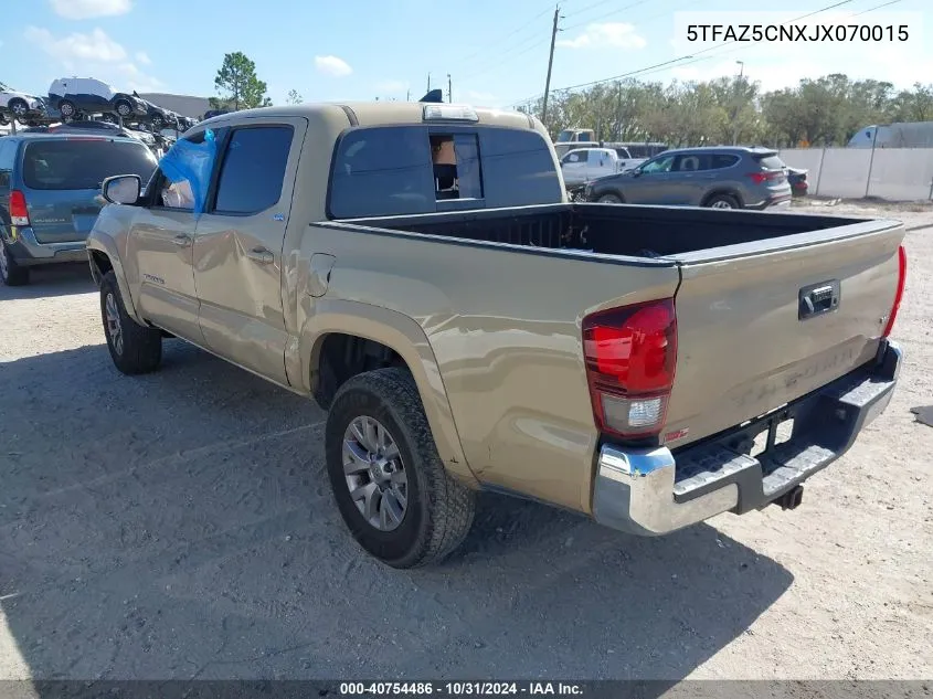 2018 Toyota Tacoma Sr5 V6 VIN: 5TFAZ5CNXJX070015 Lot: 40754486