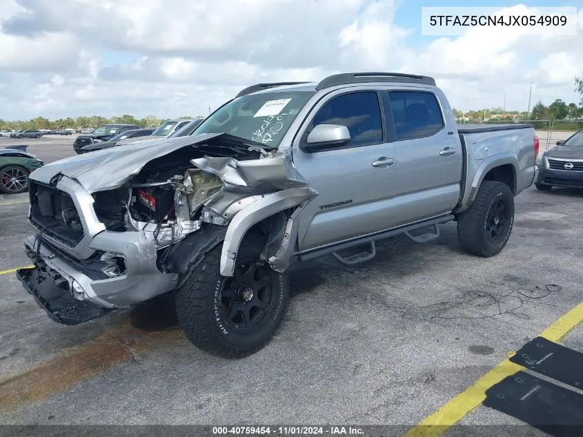 2018 Toyota Tacoma Sr5 V6 VIN: 5TFAZ5CN4JX054909 Lot: 40759454