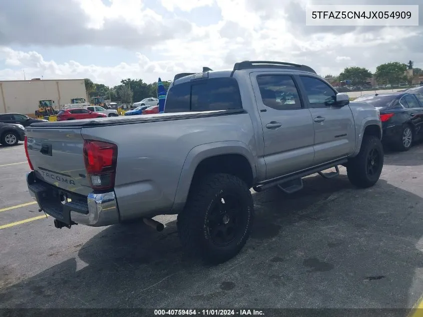 2018 Toyota Tacoma Sr5 V6 VIN: 5TFAZ5CN4JX054909 Lot: 40759454