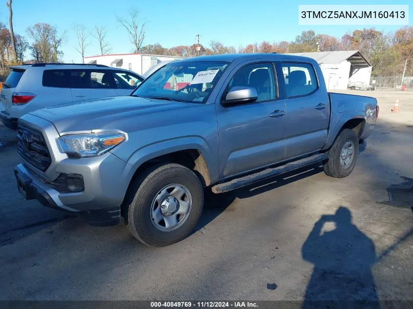 2018 Toyota Tacoma Sr V6 VIN: 3TMCZ5ANXJM160413 Lot: 40849769