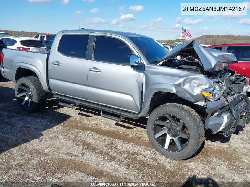 3TMCZ5AN8JM142167 2018 Toyota Tacoma Sr V6