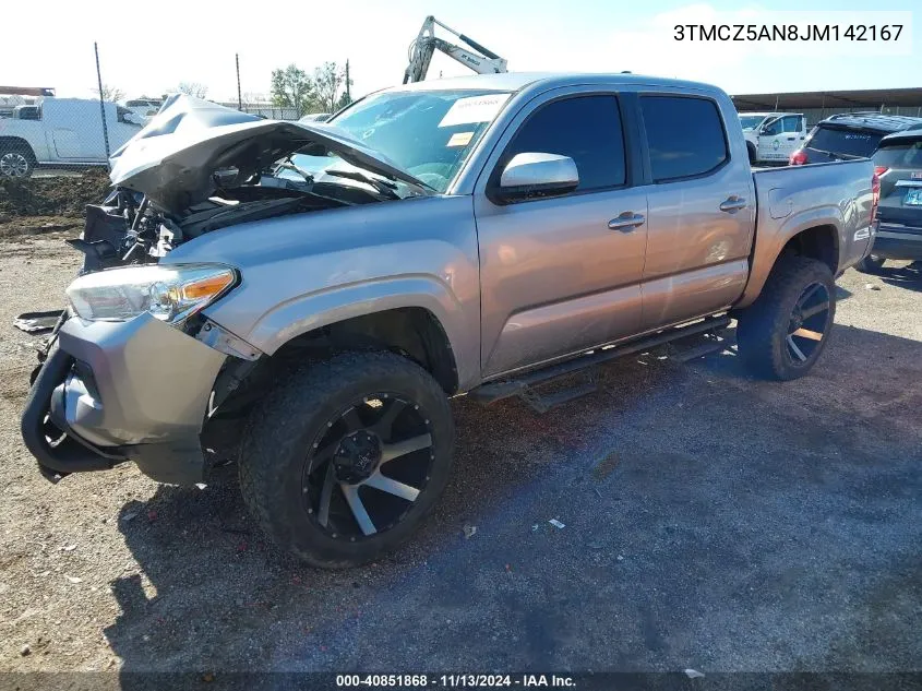 3TMCZ5AN8JM142167 2018 Toyota Tacoma Sr V6