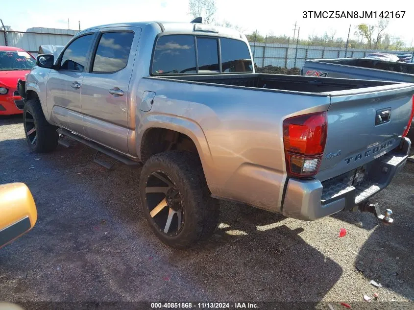 3TMCZ5AN8JM142167 2018 Toyota Tacoma Sr V6