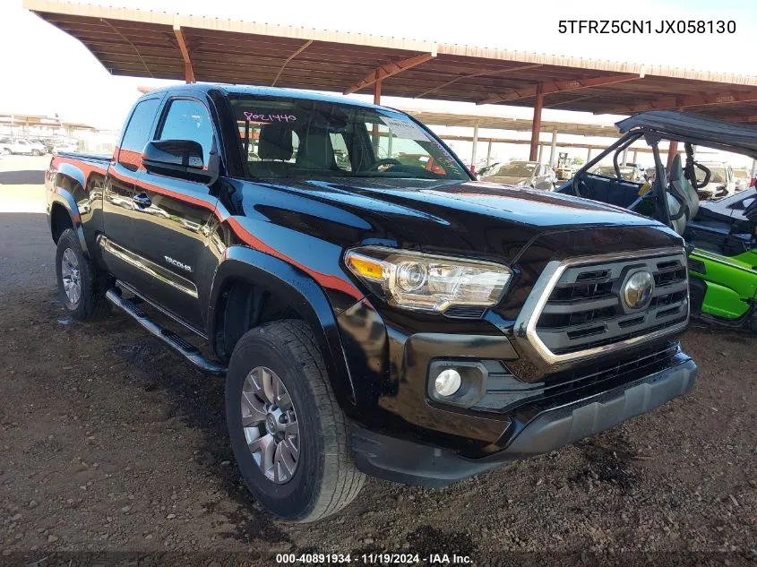 2018 Toyota Tacoma Sr5 V6 VIN: 5TFRZ5CN1JX058130 Lot: 40891934