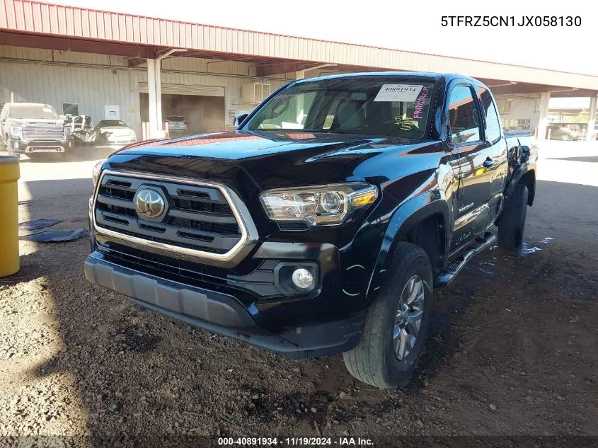 2018 Toyota Tacoma Sr5 V6 VIN: 5TFRZ5CN1JX058130 Lot: 40891934