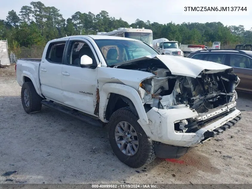 2018 Toyota Tacoma Sr5 V6 VIN: 3TMCZ5AN6JM137744 Lot: 40899582