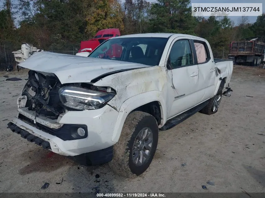 2018 Toyota Tacoma Sr5 V6 VIN: 3TMCZ5AN6JM137744 Lot: 40899582