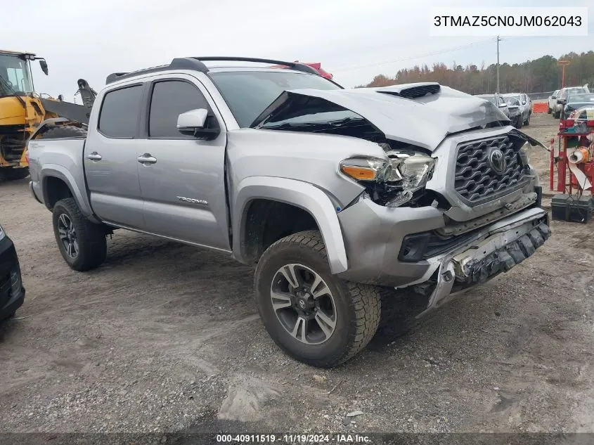 2018 Toyota Tacoma Trd Sport VIN: 3TMAZ5CN0JM062043 Lot: 40911519